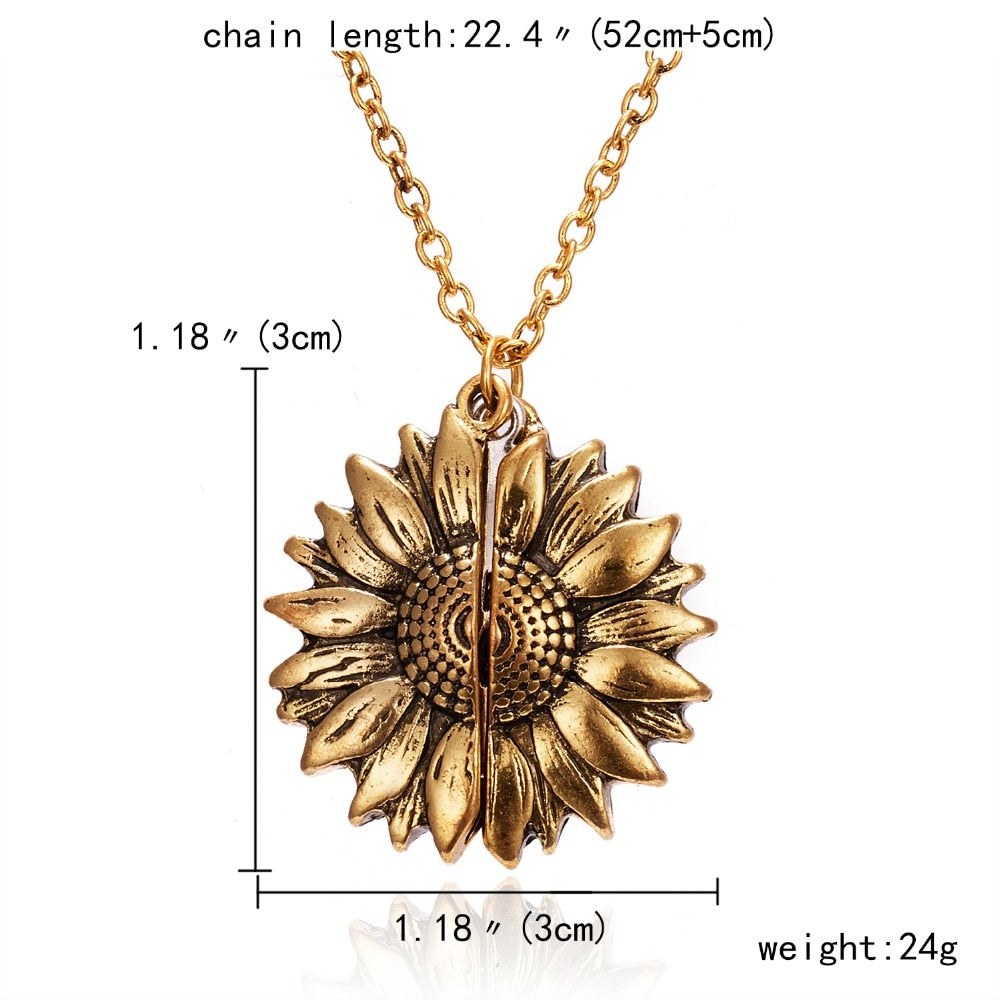 Sunshine Sunflower Necklace