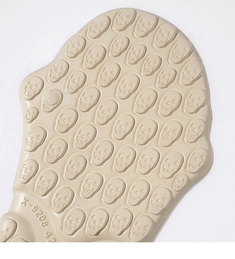 Spooky Skull Slip-Ons