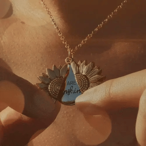 Sunshine Sunflower Necklace